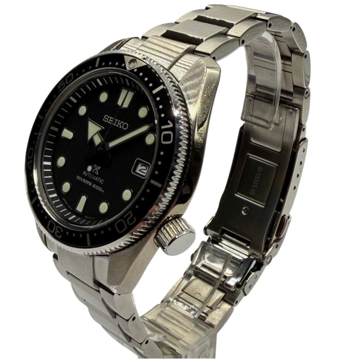 Seiko Prospex SPB077J1 44mm Automatic Diver's Black Dial Watch