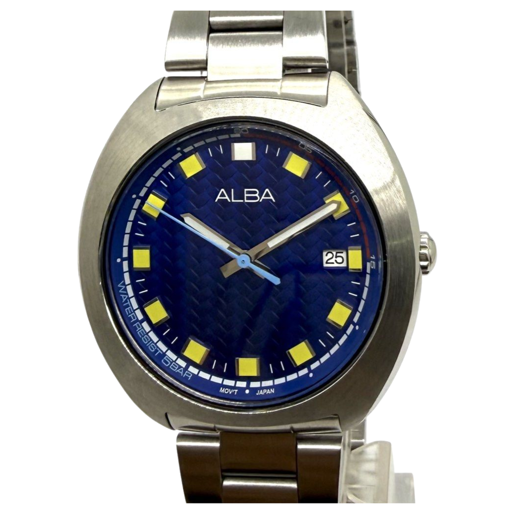 ALBA VJ42X301 Blue Dial Quartz Watch-40mm