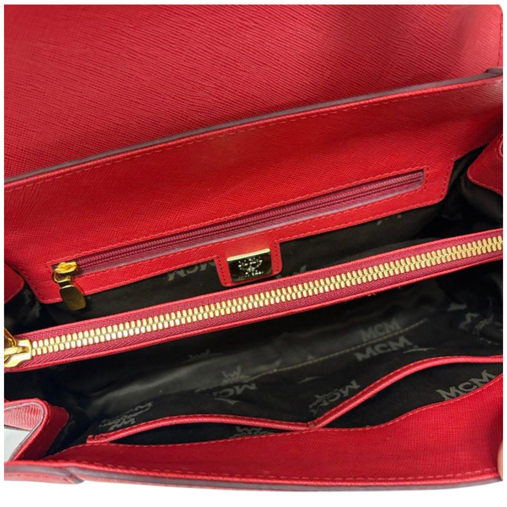 MCM Saffiano Crossbody Bag