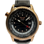 Aviator Men's 44mm Quartz Black Dial Watch