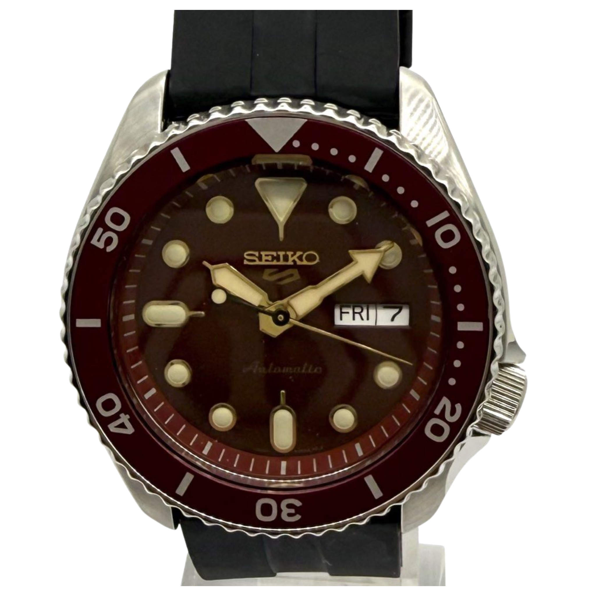 Seiko 4R36-07E4 Automatic Watch-Red Main image