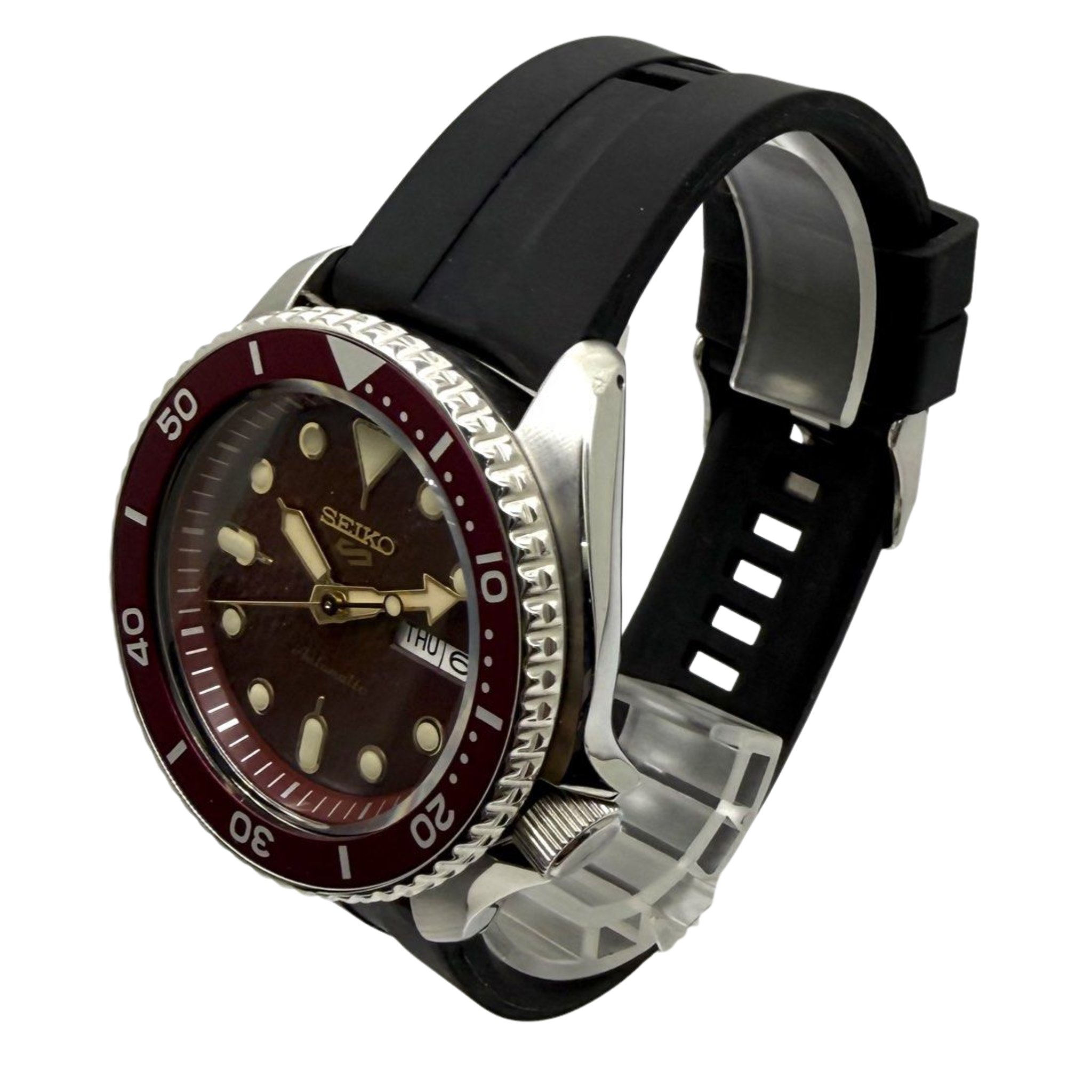 Seiko 4R36-07E4 Automatic Watch-Red Secondary image