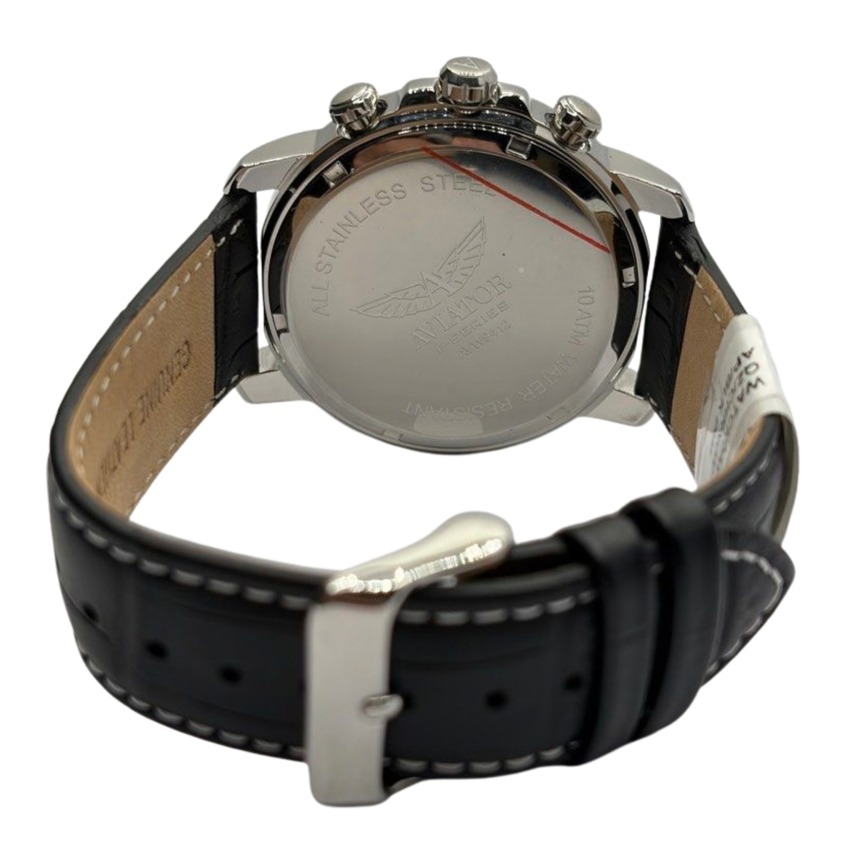 Aviator F-Series 42mm Quartz Chronograph Black Dial Watch
