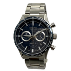 Seiko Blue Dial Quartz Chronograph Watch