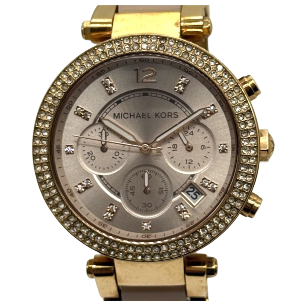 Michael Kors Parker Rose Gold Stone Set Watch