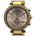 Michael Kors Parker Rose Gold Stone Set Watch