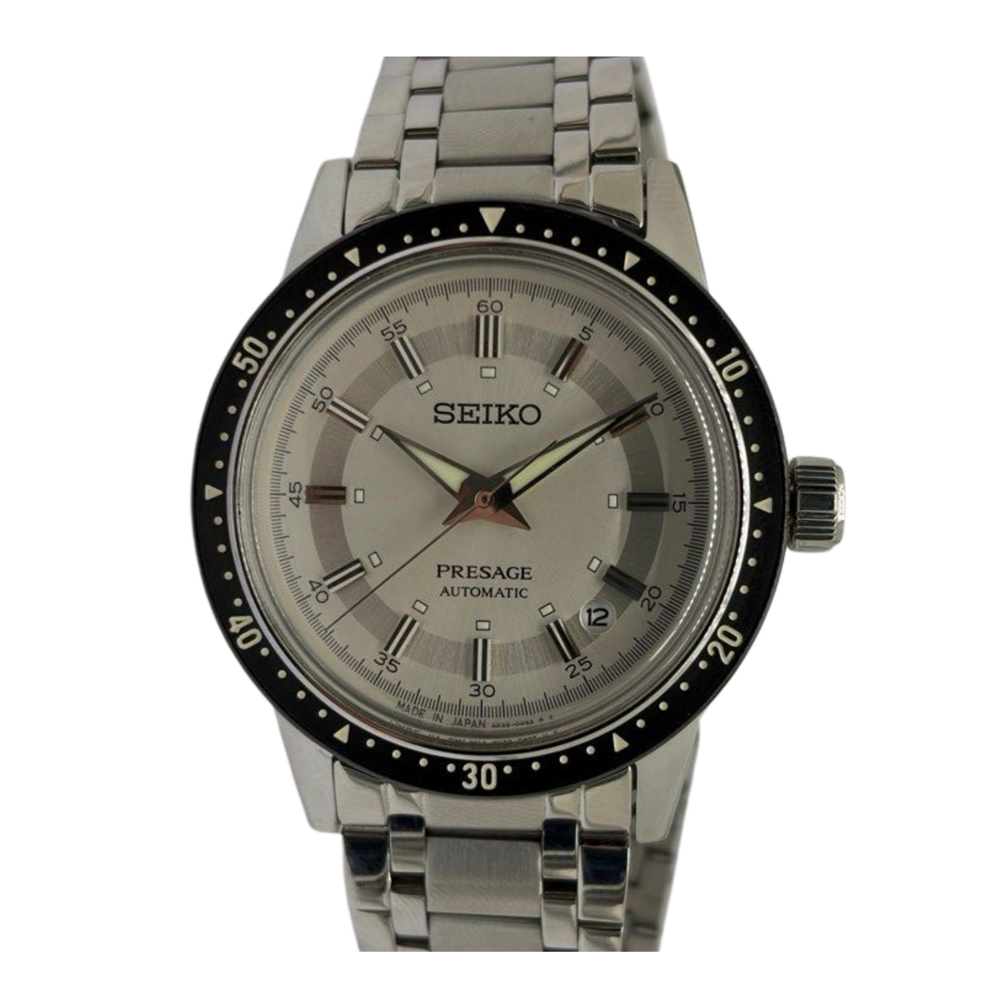 Seiko Presage 60th Anniversary Limited Edition SRPK61J1 39.5mm Automatic Silver Dial Watch