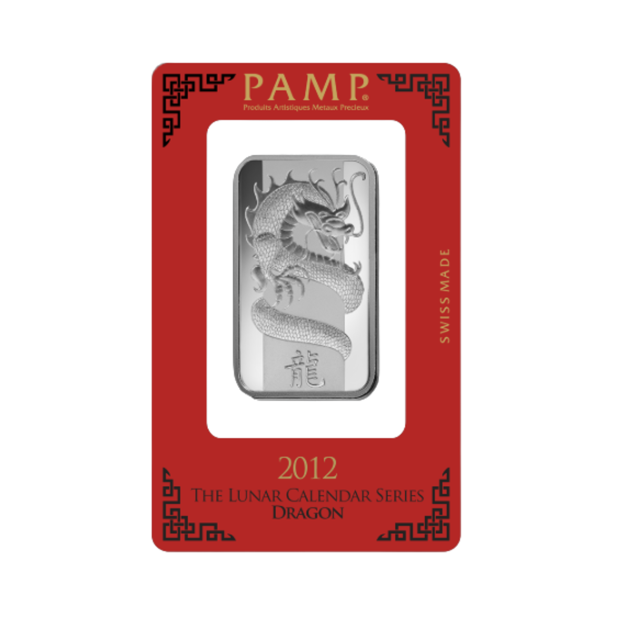 Lunar Dragon Silver Minted Bar - 1oz