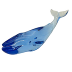 Baccarat Crystal Whale Figurines 21cm, No Box