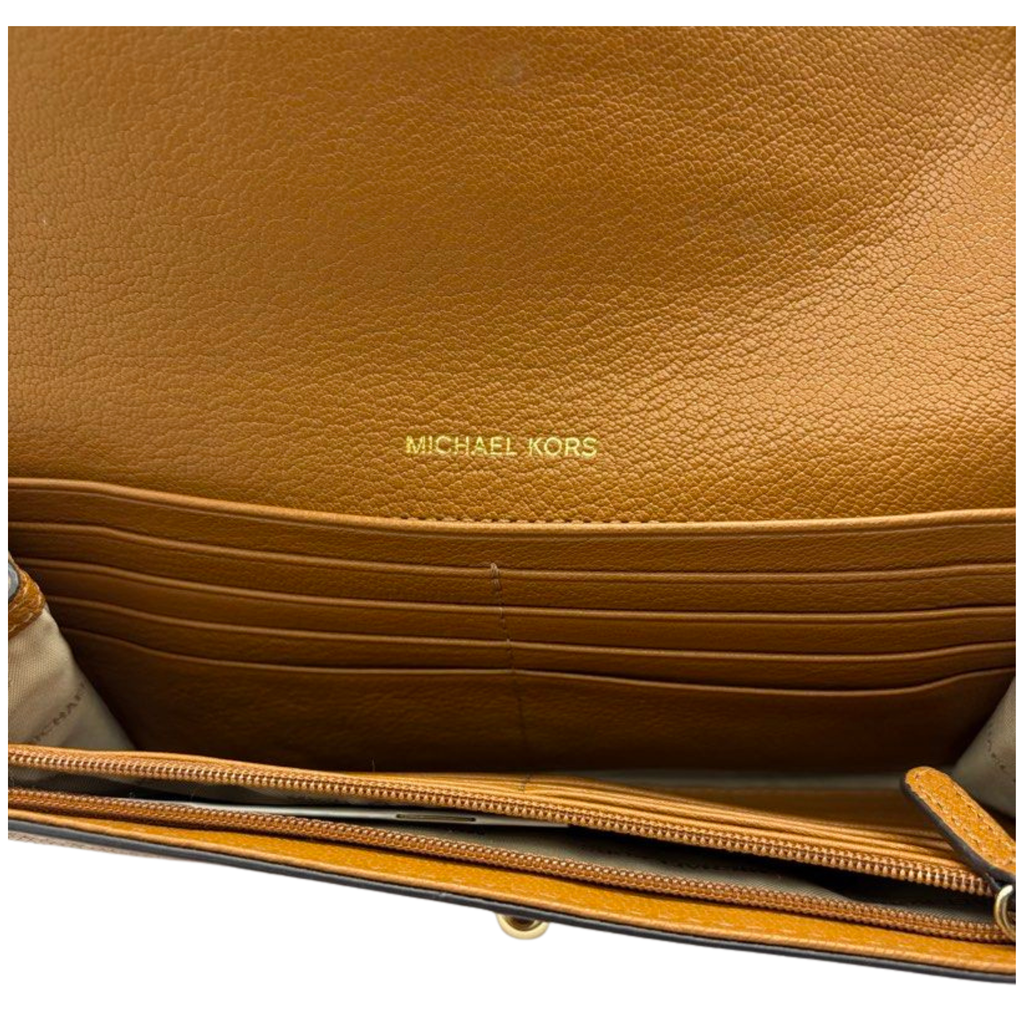 Michael Kors Hamilton Legacy Leather Wallet, Brown
