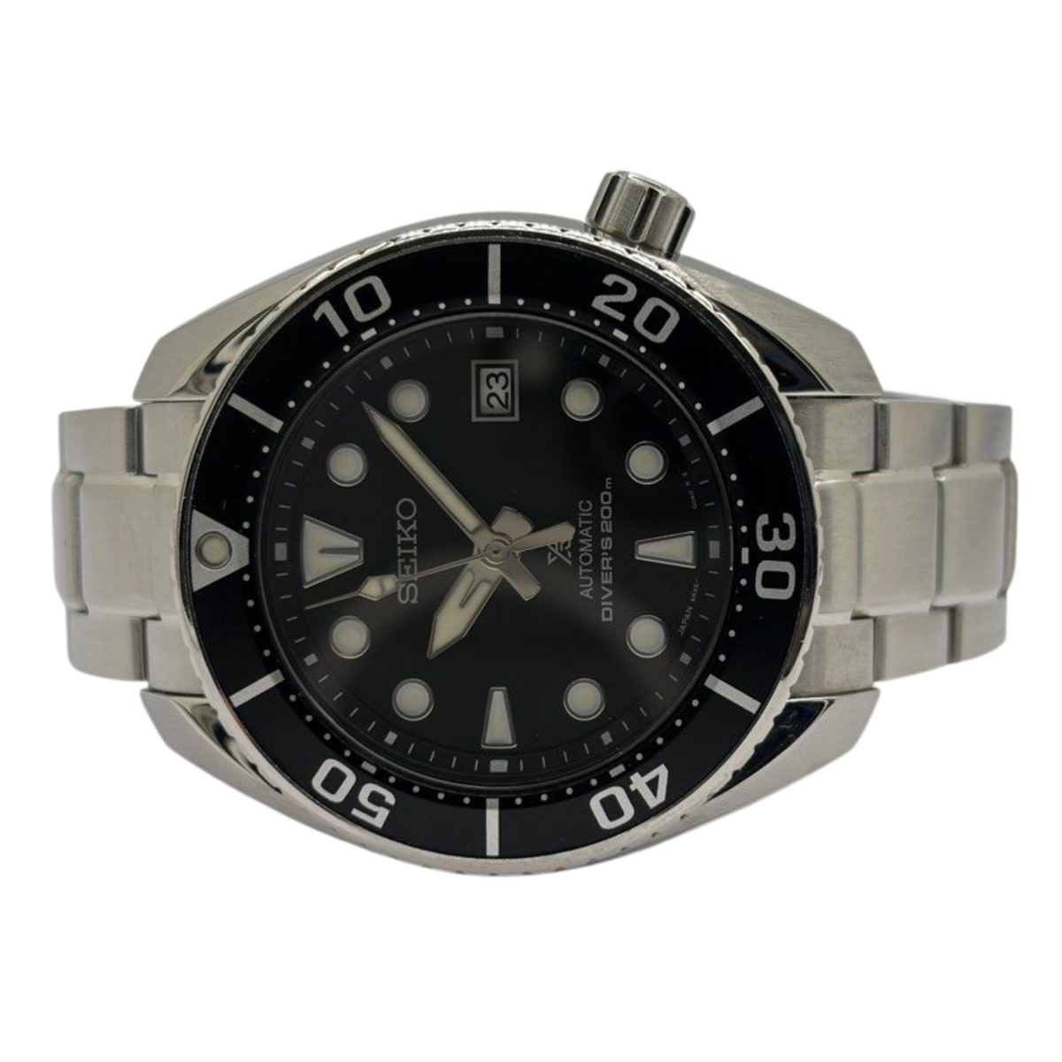 Seiko Prospex SPB101J1 Black Sumo 45mm Automatic Black Dial Watch