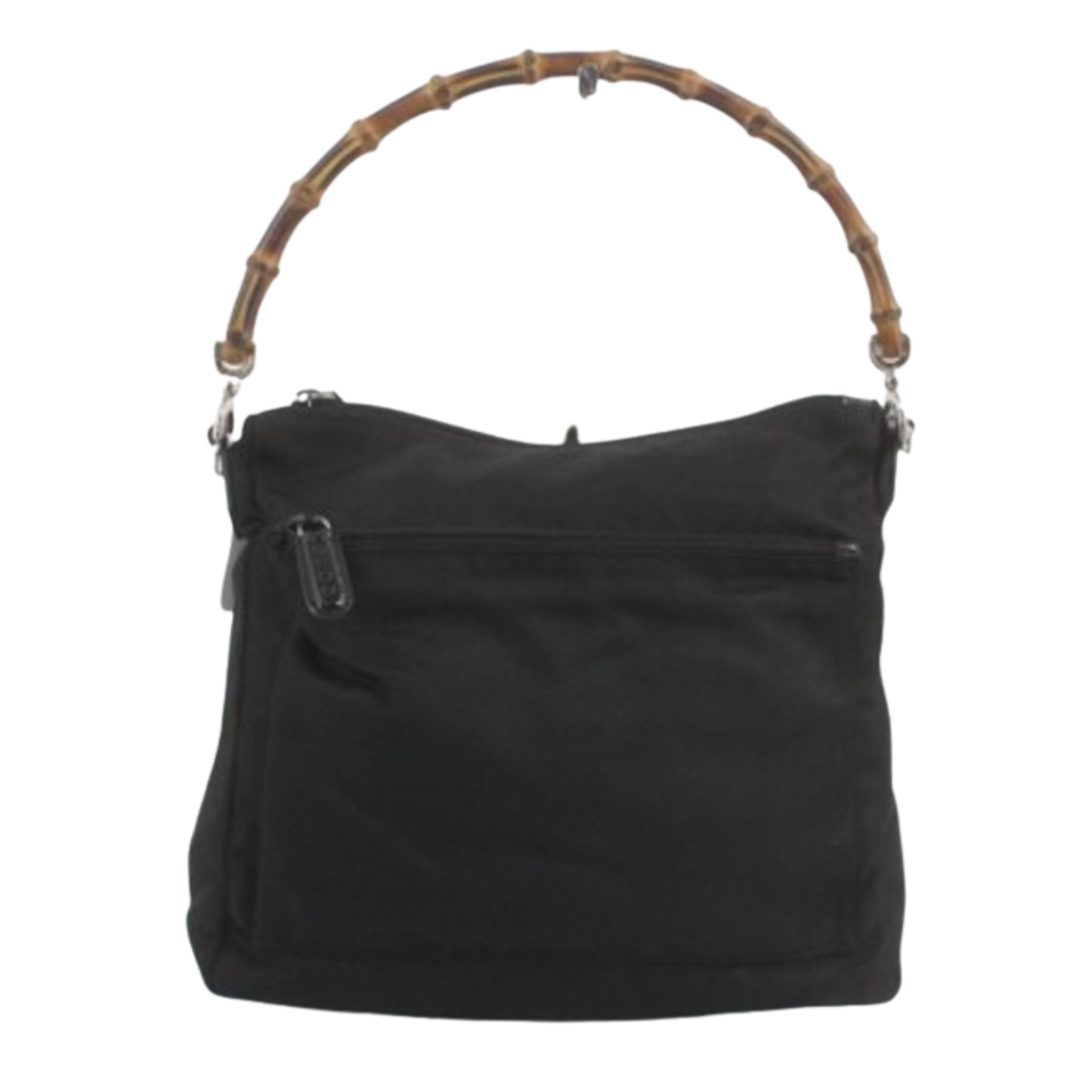 GUCCI Tote bag Nylon Bamboo Handle zipper 2way
