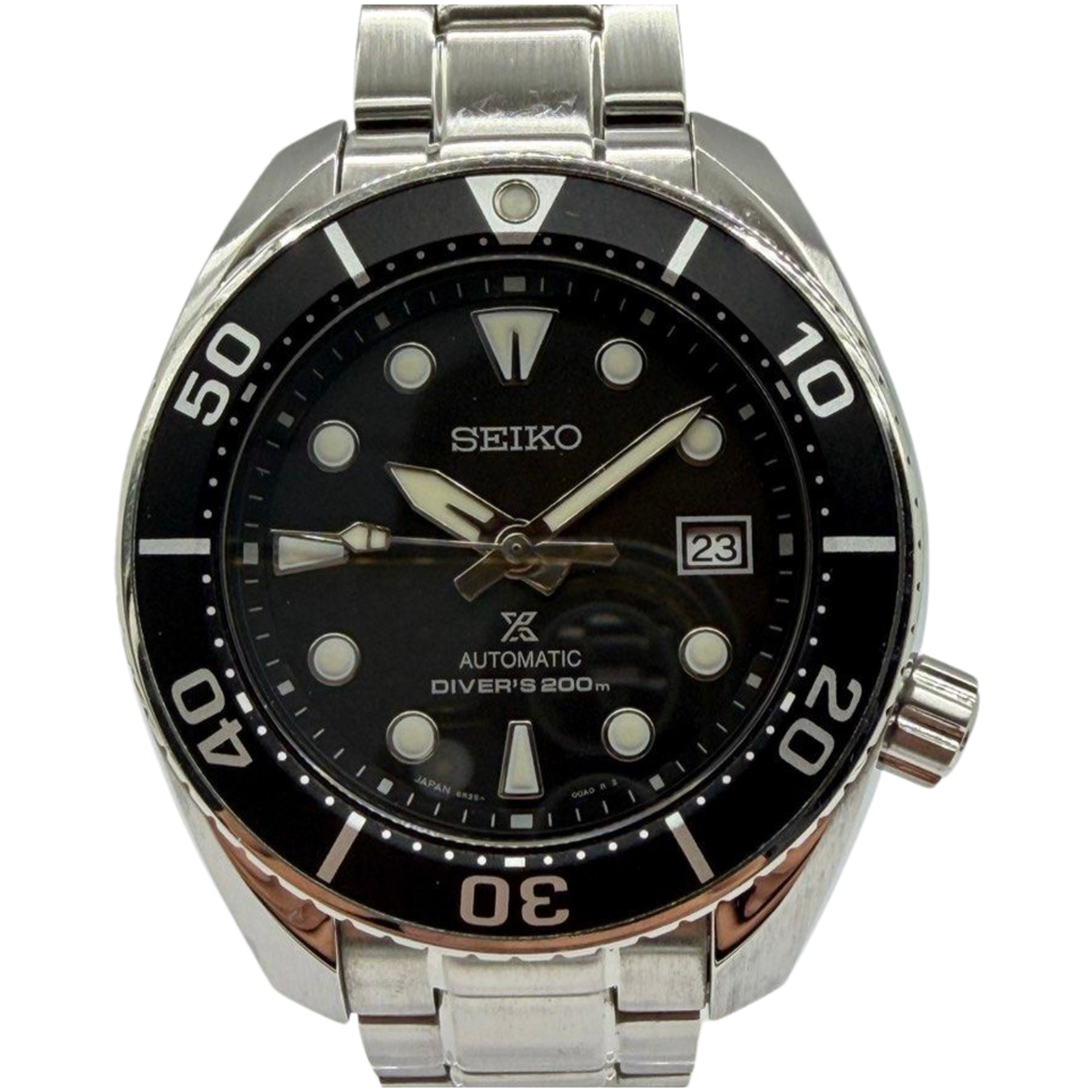 Seiko Prospex SPB101J1 Black Sumo 45mm Automatic Black Dial Watch