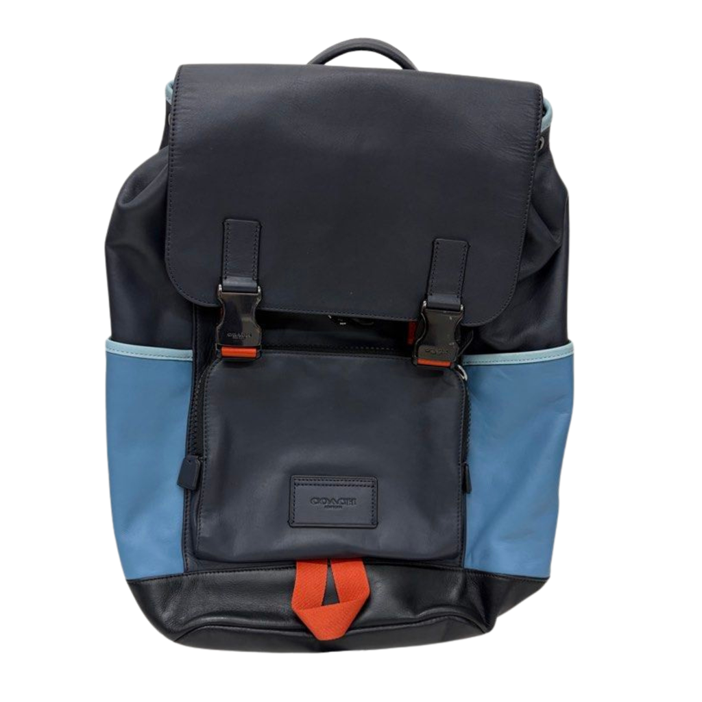 Coach Track Backpack in Colorblock Signature Canvas
