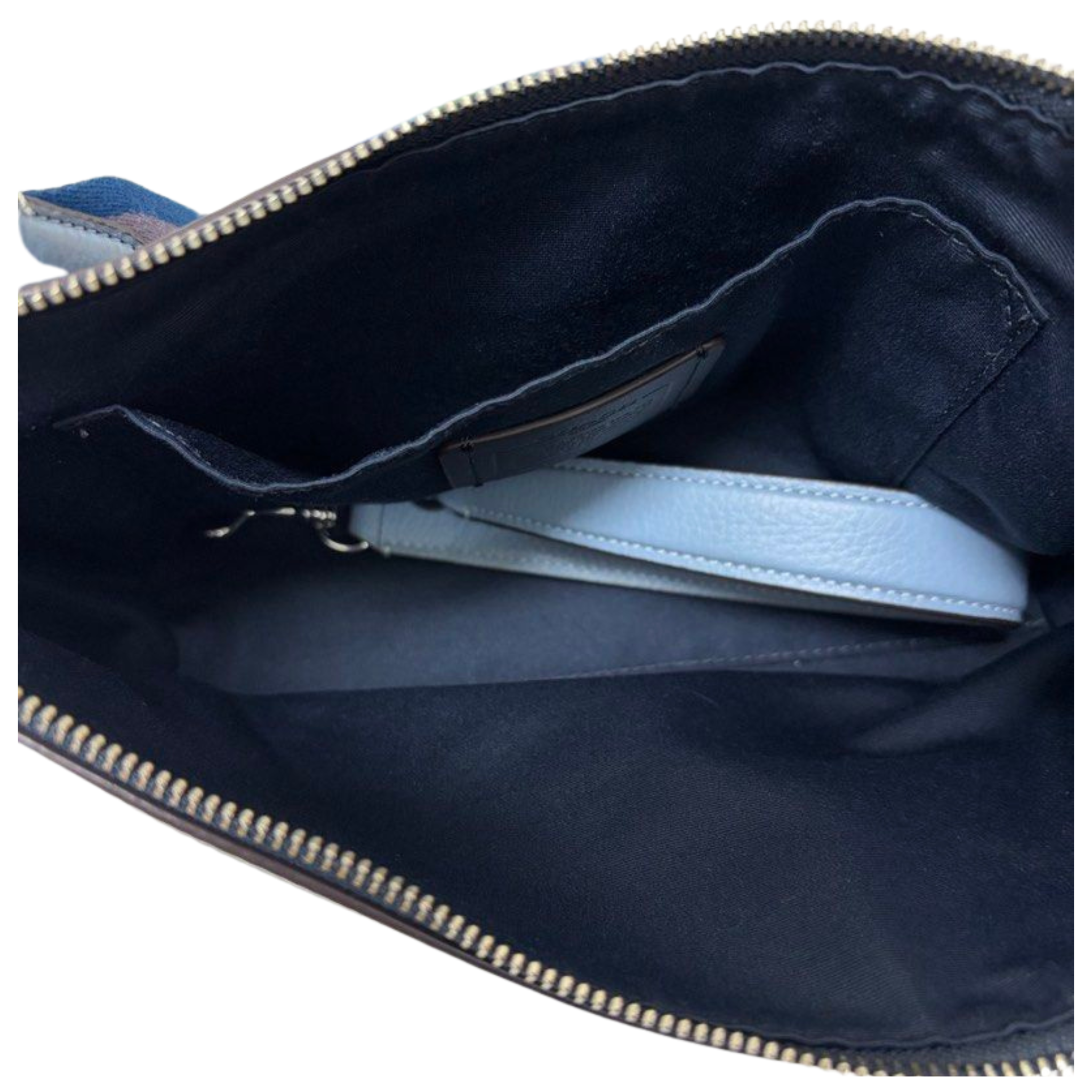 Coach Clara Shoulder Bag With Horse And Carriage - Navy/Blue