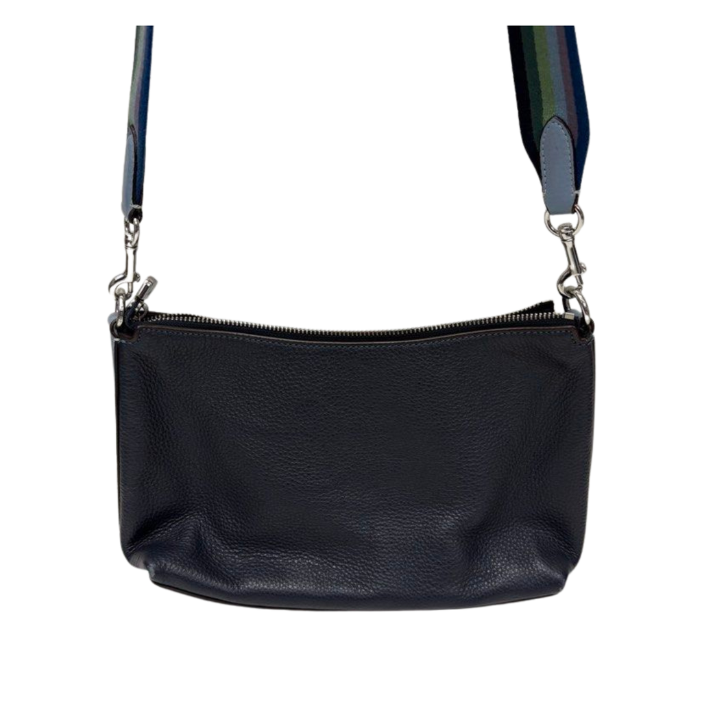 Coach Clara Shoulder Bag With Horse And Carriage - Navy/Blue
