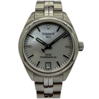 Tissot PR100 Powermatic 80 33mm Automatic White Mother of Pearl Diamond Dial Watch