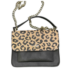 Kate Spade Remi Leopard Print Flap Chain Crossbody Bag