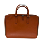 Picard Men’s Leather Briefcase with Sling, Orange