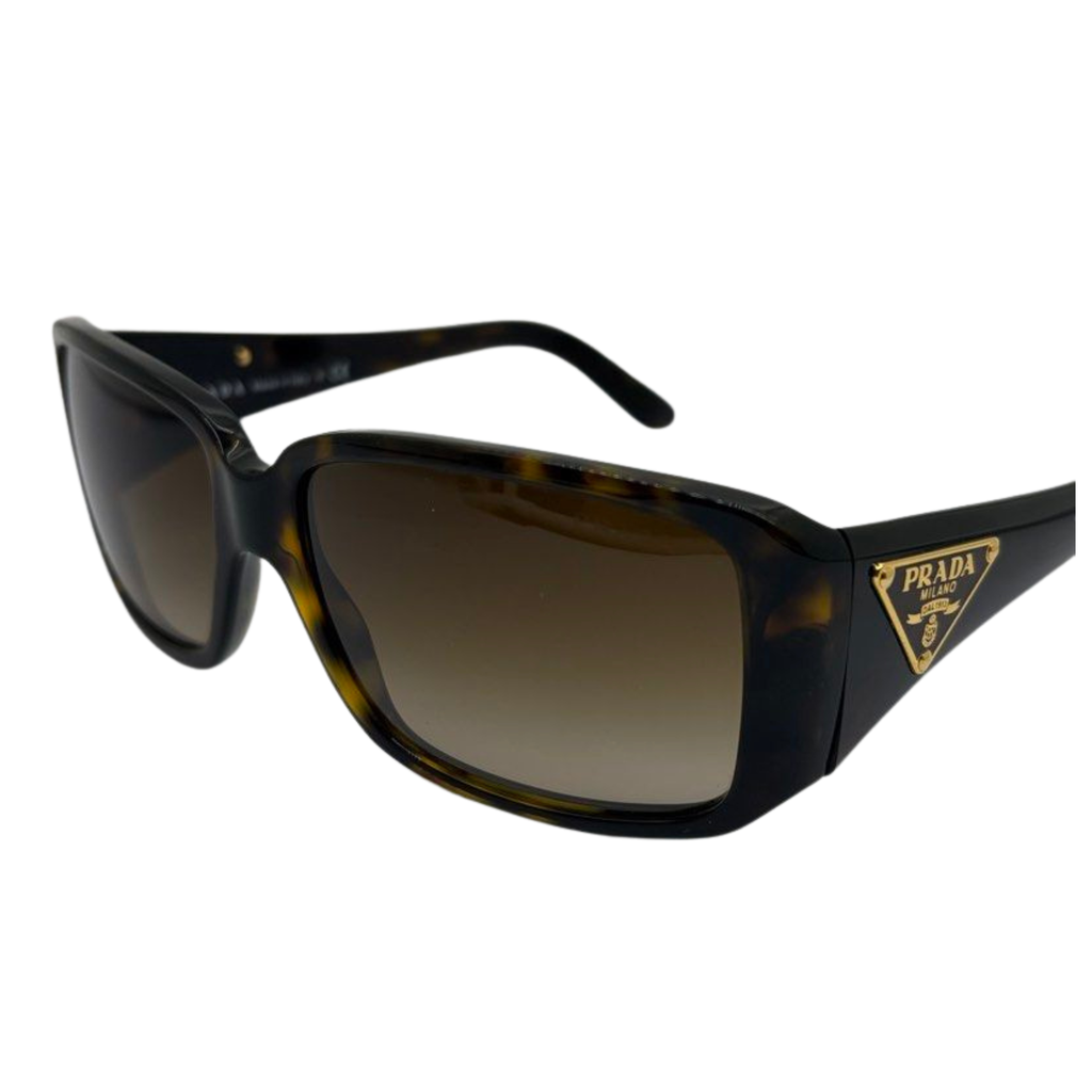Prada SRP16L Rectangular Sunglasses, Tortoise Shell