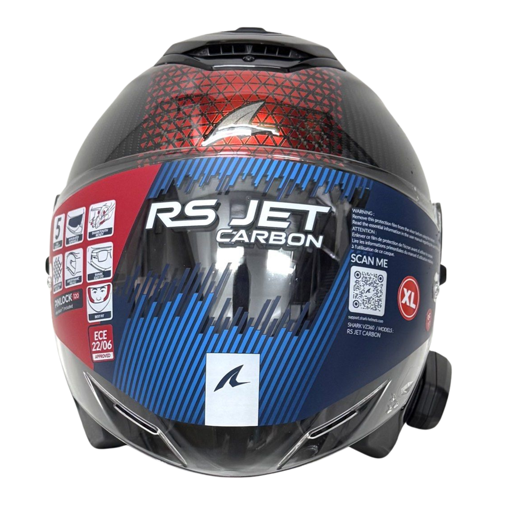 Shark Jet Carbon Helmet-XL