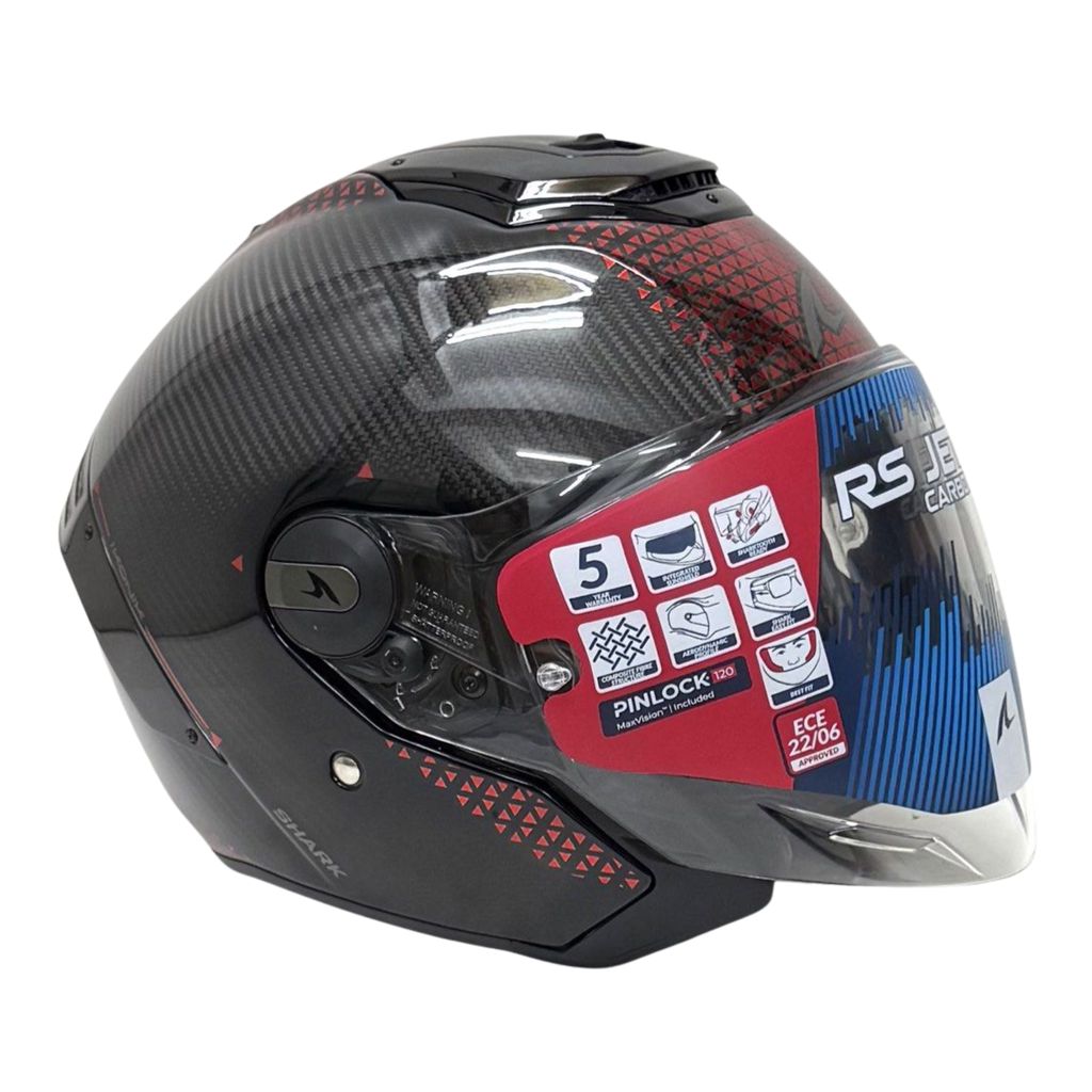 Shark Jet Carbon Helmet-XL