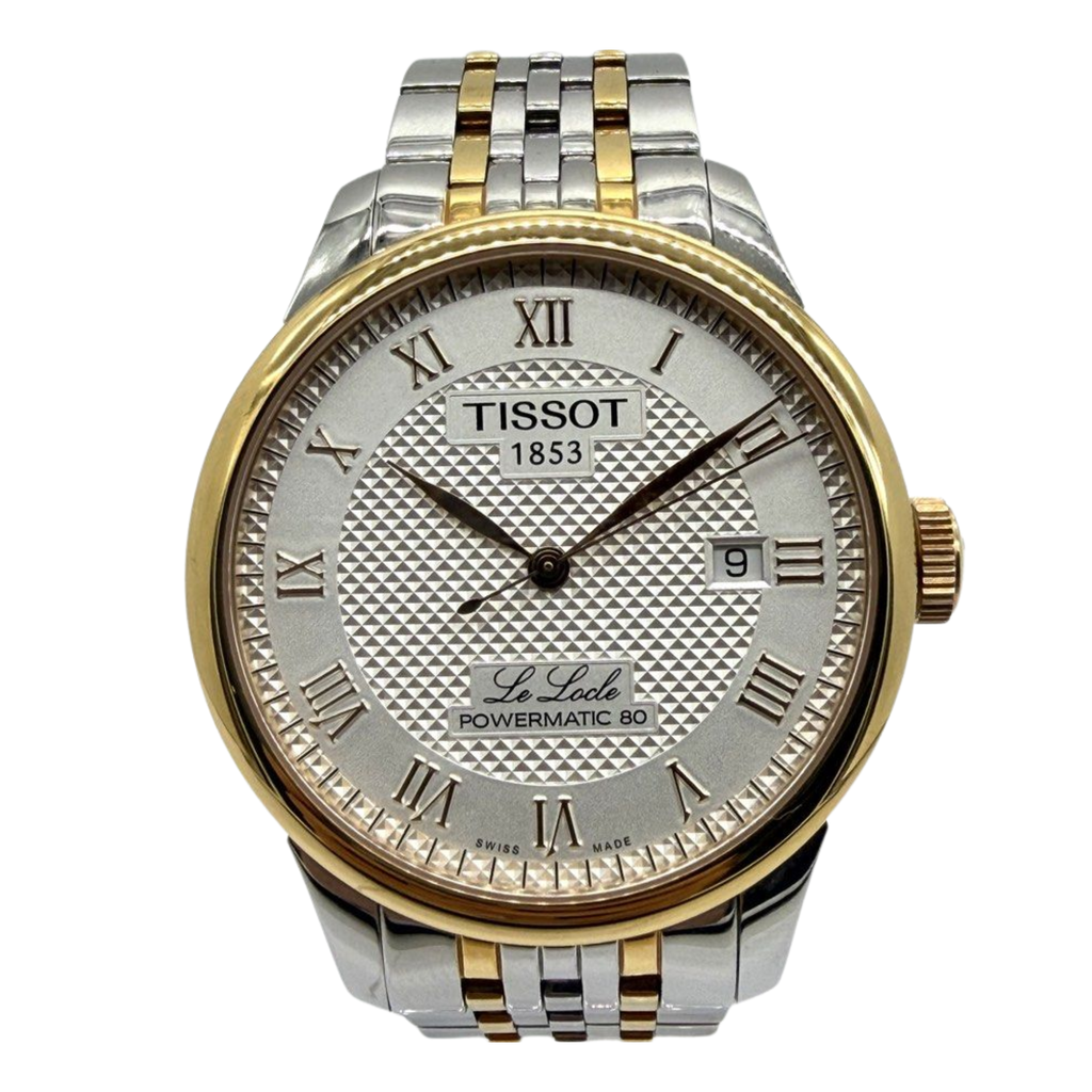 Tissot Le Locle Powermatic 80 39mm Automatic Silver Dial Steel Watch