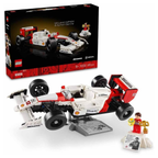 LEGO Icons McLaren MP4/4 & Ayrton Senna Model Car Set, F1 Racing Car Kit
