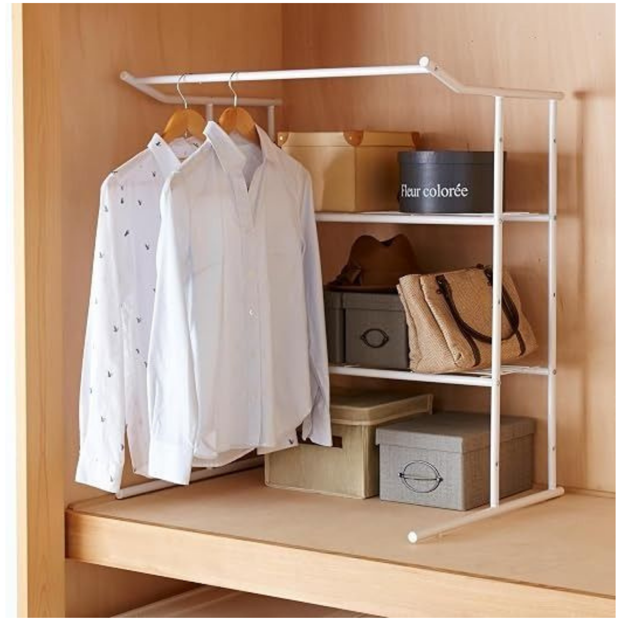 HEIAN SHINDO OHW-30 Wardrobe Shelf Stand 75 x 56 x 90 (H) cm