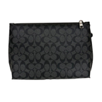 Coach Carryall Pouch in Signature Canvas Clutch Bag