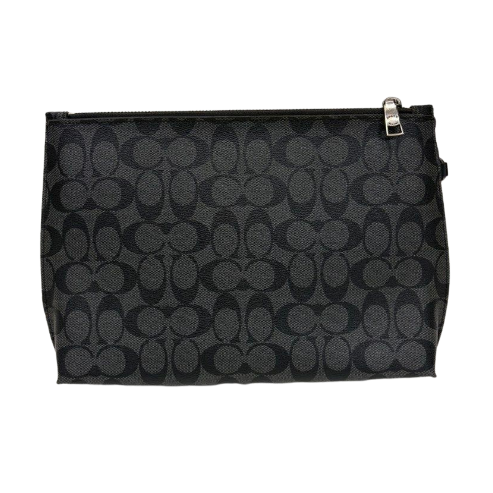 Coach Carryall Pouch in Signature Canvas Clutch Bag