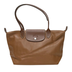 Longchamp Brown Leather Tote Bag