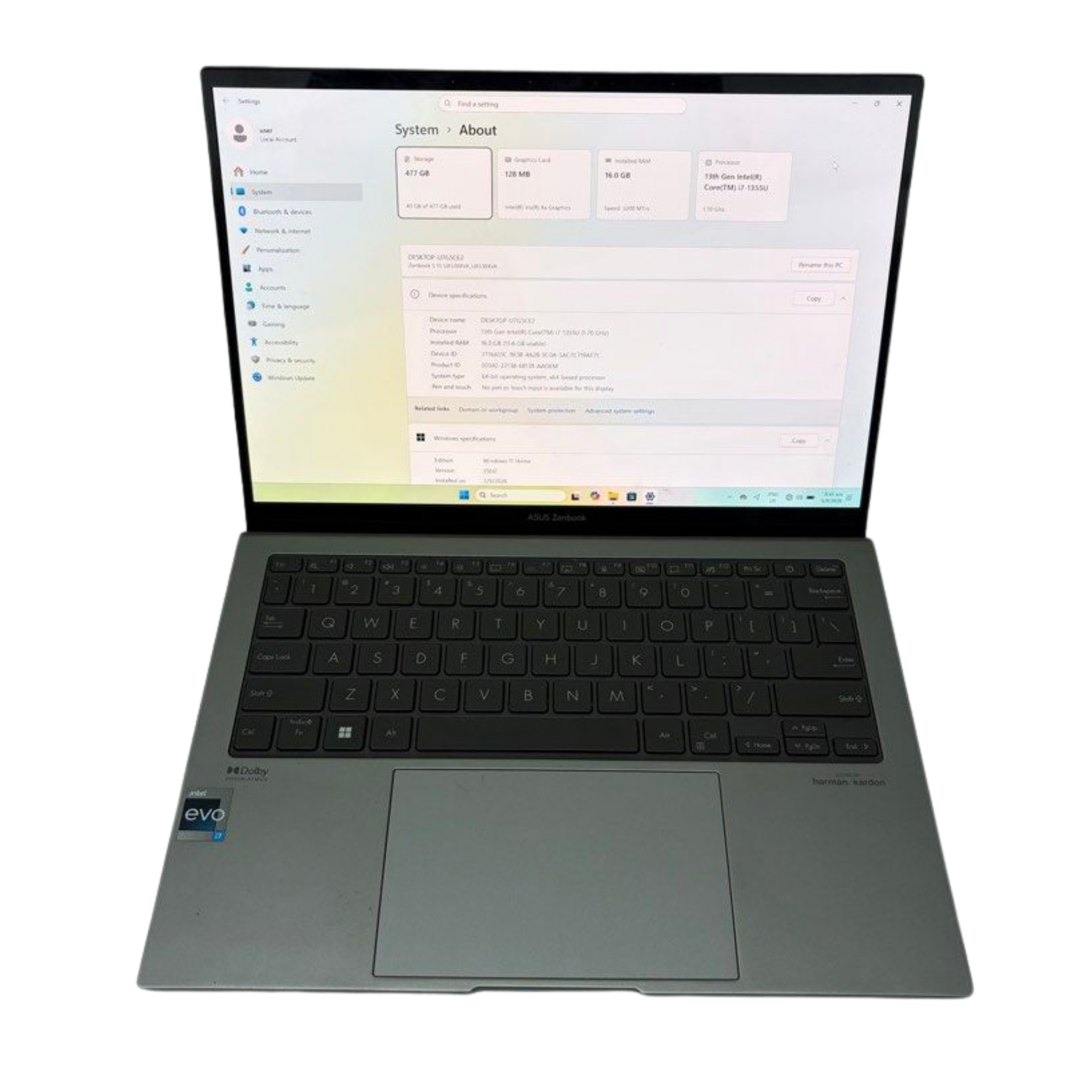 ASUS Zenbook S 13 Oled - 13.3in I7-1355u 16gb Ram 512gb Ssd Win 11