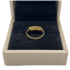 18K Yellow Gold Natural Diamond Ring