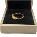 18K Yellow Gold Natural Diamond Ring
