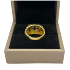 750 Yellow Gold Natural Diamond Men’s Ring
