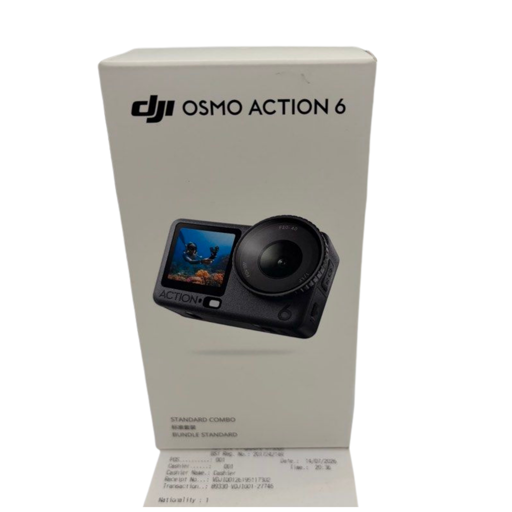 DJI Osmo Action Camera 6 Standard Combo with Utility Frame & Dual Direction Mini Extension Rod