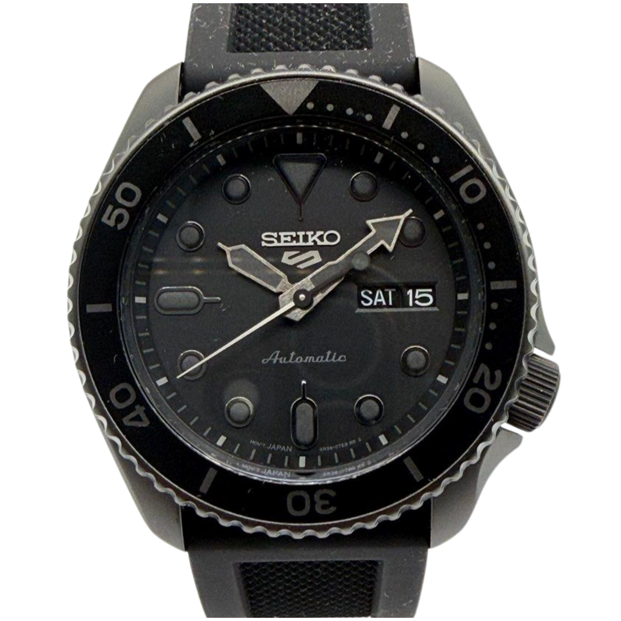 Seiko 5 Sports SRPD79K1 42.5mm Automatic Stealth Black Mens Watch