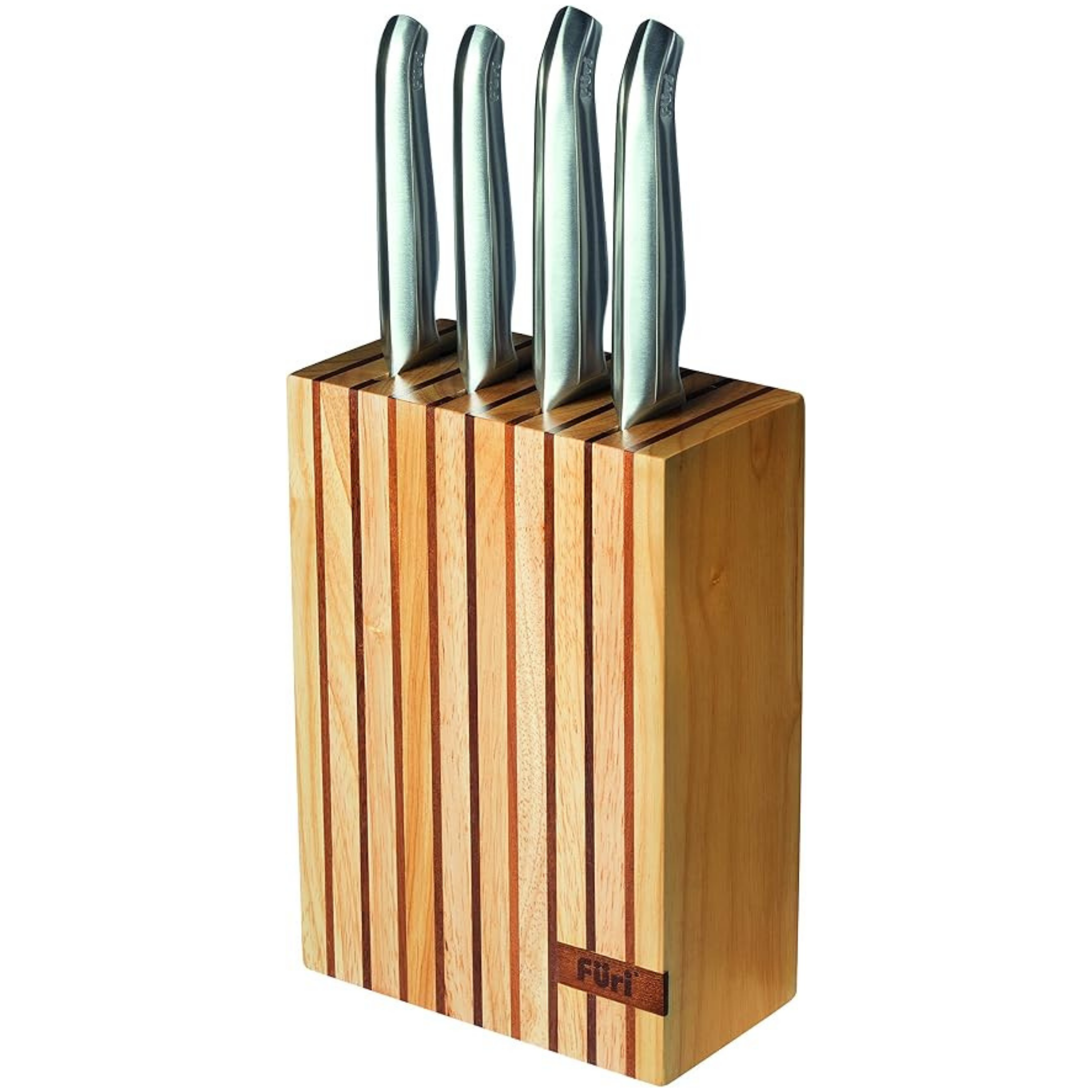 FURI Pro Wood Knives Block Set, 5 Piece