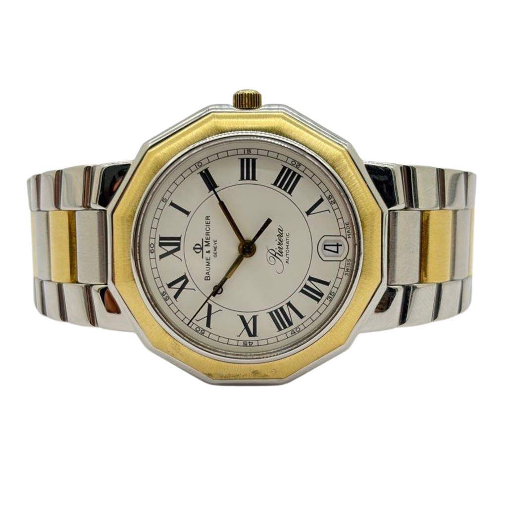 Baume & Mercier Riviera 34mm Automatic White Dial Watch