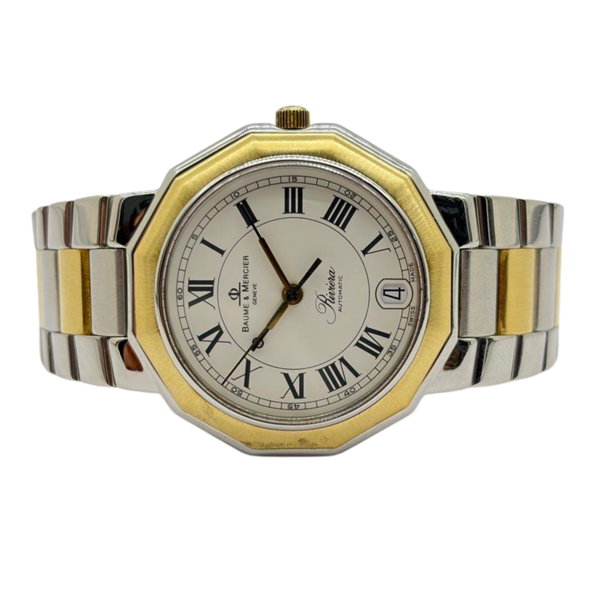Baume & Mercier Riviera 34mm Automatic White Dial Watch