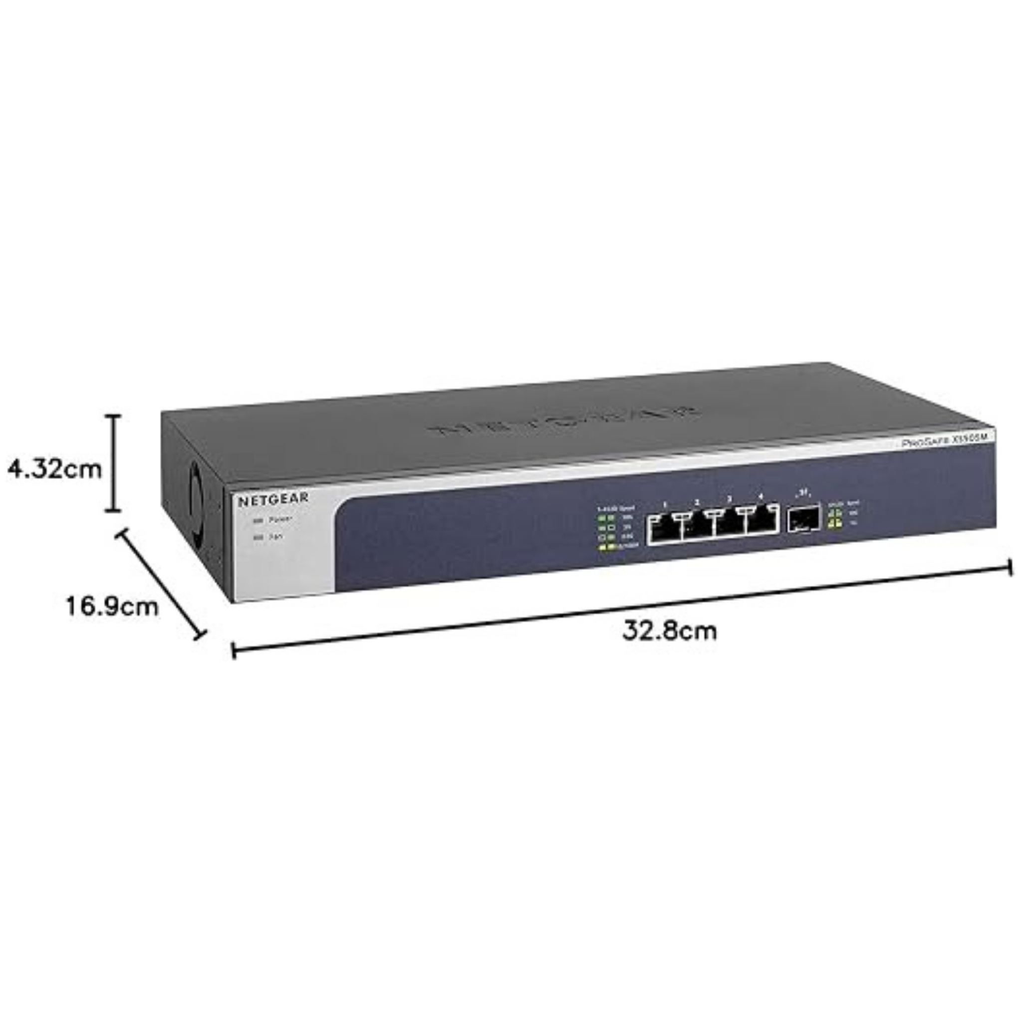 NETGEAR XS505M 5-Port 10GbE/Multi-Gigabit Unmanaged Switch with SFP+