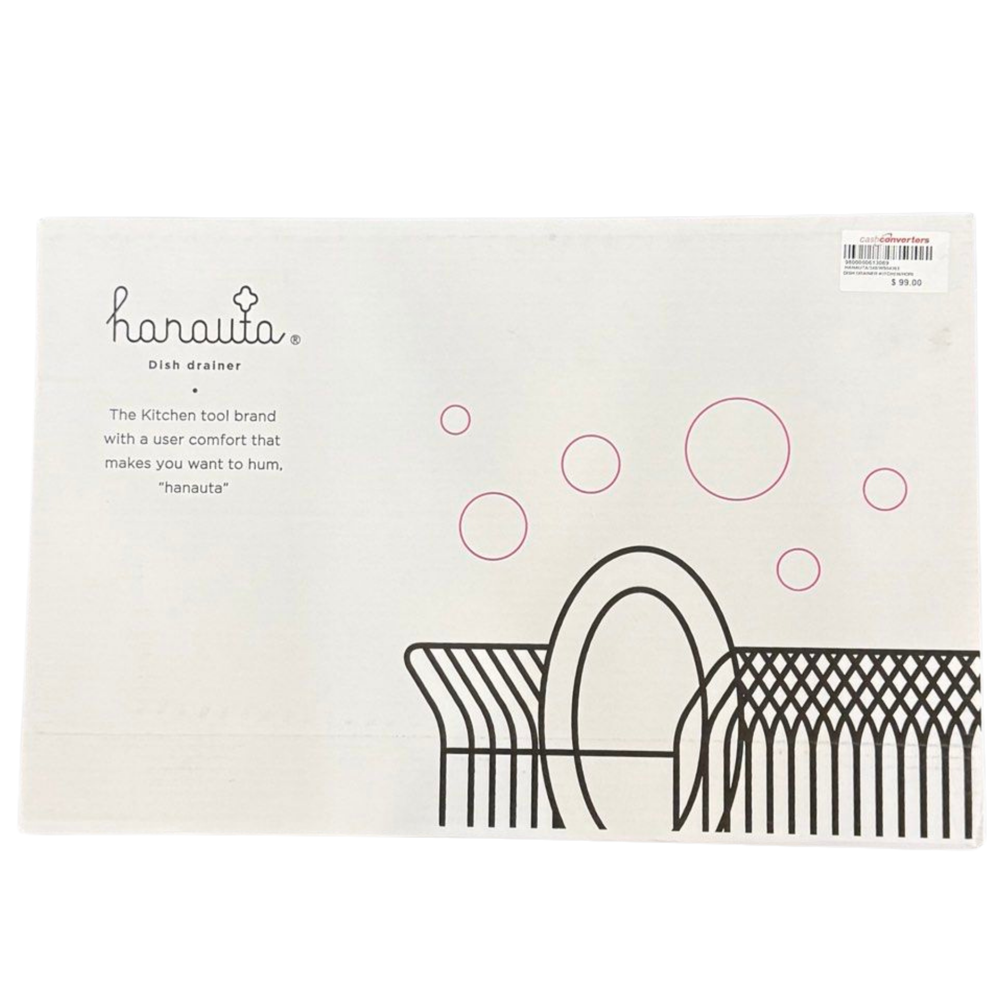 Hanauta WS04363 Horizontal Kitchen Dish Drainer