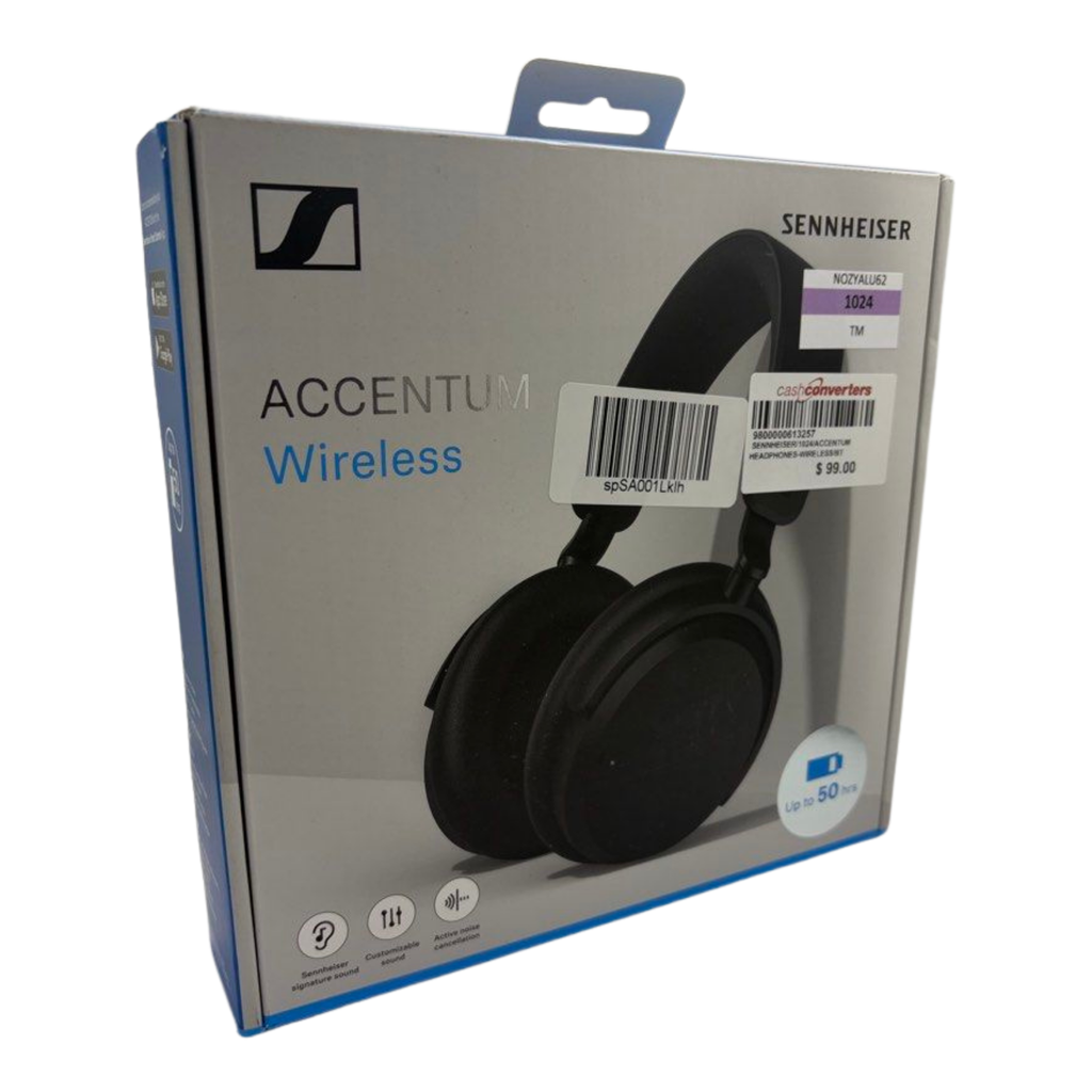 Sennheiser ACCENTUM Wireless Over-Ear Bluetooth Headphones with Mic