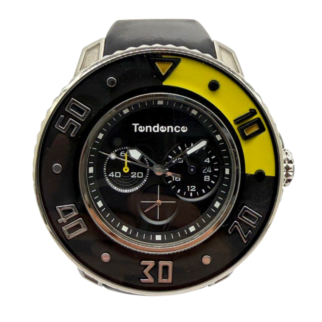 Tendence G52 52mm Chronograph Quartz Black Dial Watch