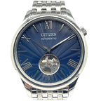 Citizen Open Heart 40mm Automatic Blue Dial Steel Watch NH9130-84L