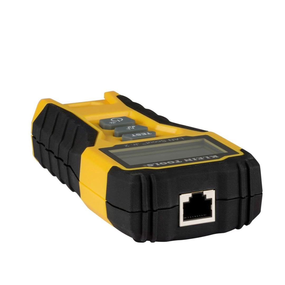 Klein Tools VDV526-200 Cable Tester, LAN Scout Jr. 2 Ethernet Cable Tester for CAT 5e, CAT 6/6A Cables with RJ45 Connections