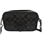 Coach Wyatt Crossbody Bag in Signature Canvas, Charcoal Black CM109