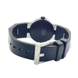 Bvlgari Diagono Aluminum 32mm Quartz Rubber Strap Black Dial Watch