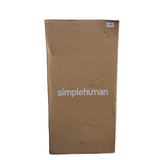 Simplehuman 30L Rectangular Step Bin, Brushed Stainless Steel